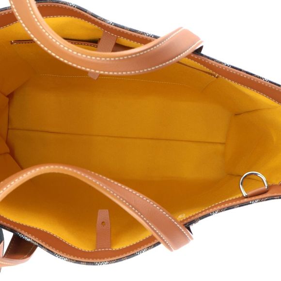 Goyard Voltaire III Tote Coated Canvas Brown - Picture 5 of 6